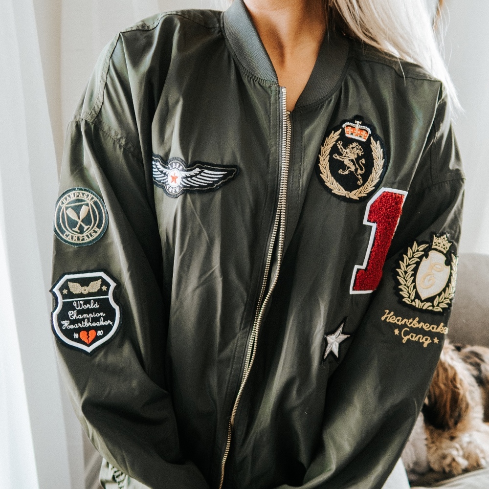 NWT Express badge jacket